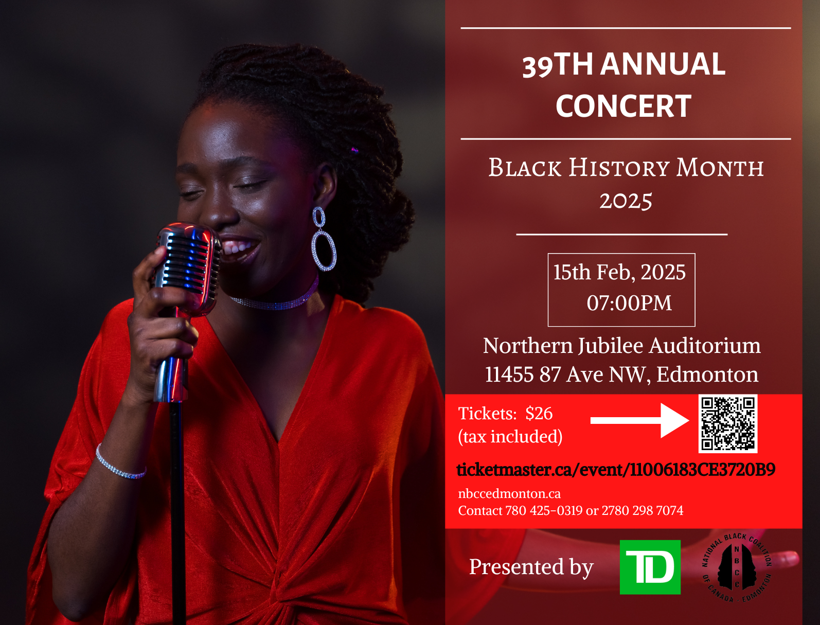 Black History Month 39th Annual Gospel Concert YEG 